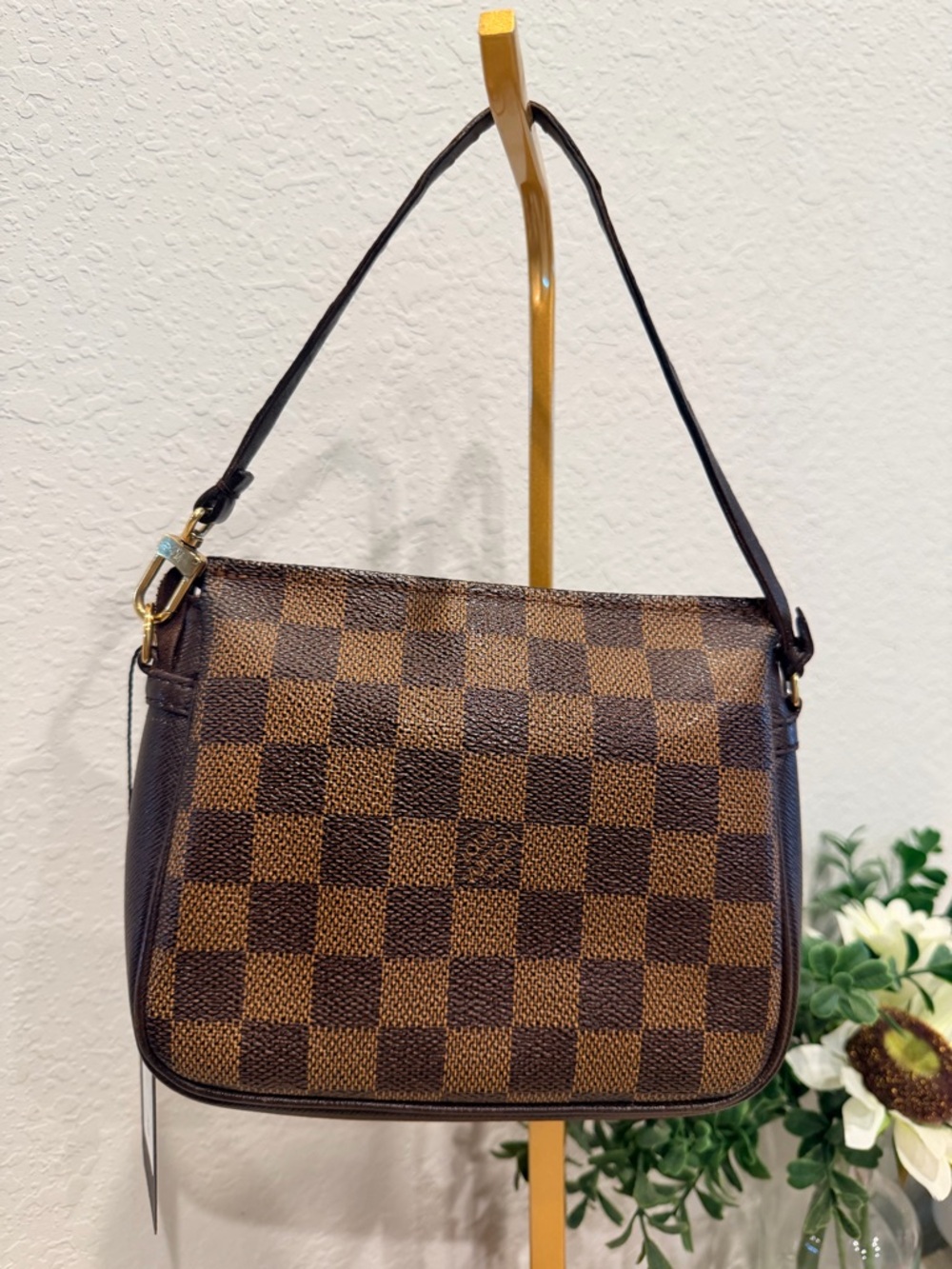 Louis Vuitton Damien Ebene Trousse mini bag